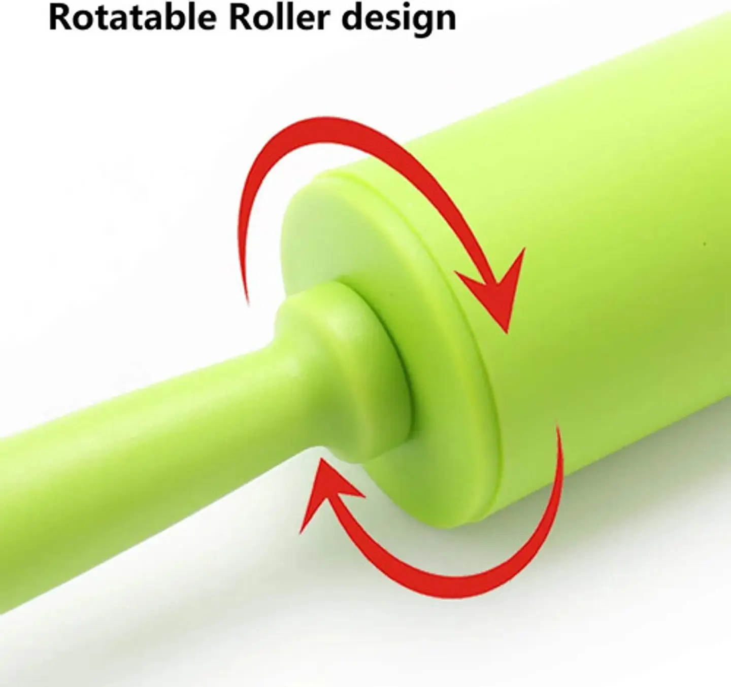 Rodillo Amasador Pasta Para Pizza Silicona Antiadherente 3
