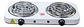 Estufa Eléctrica De 2 Puesto (2000w) Hot Plate  - Miniatura 1