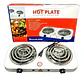 Estufa Eléctrica De 2 Puesto (2000w) Hot Plate  - Miniatura 2