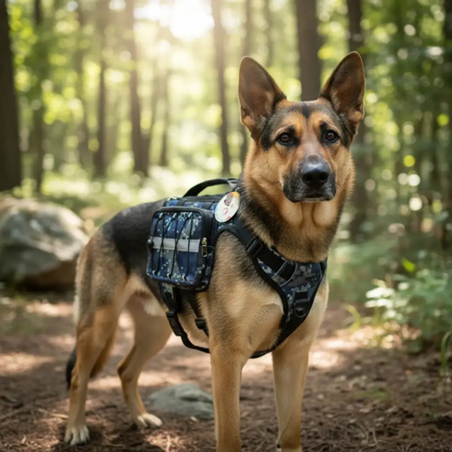 Arnés Pechera Para Perro Reflectivo Con Bolsillos Grande 5