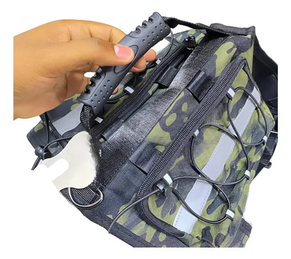 Arnés Pechera Para Perro Reflectivo Con Bolsillos Grande 7