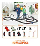 Pista Eléctrica 11.14m 4 Giros 2 Carros Luz Fórmula 1 Negro Negro 2 Carros Formula 1 - Miniatura 3