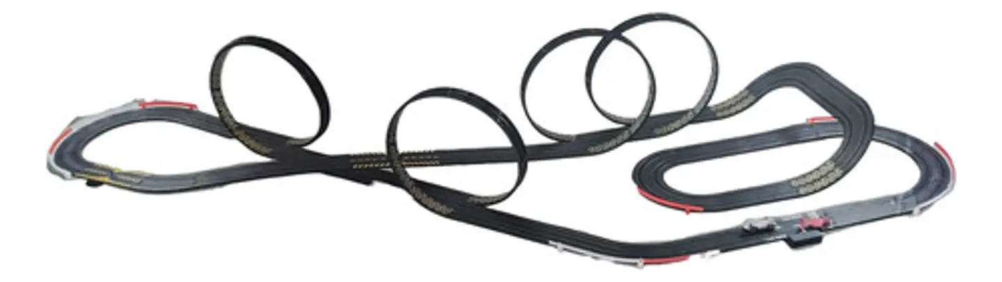 Pista Eléctrica 11.14m 4 Giros 2 Carros Luz Fórmula 1 Negro Negro 2 Carros Formula 1 7