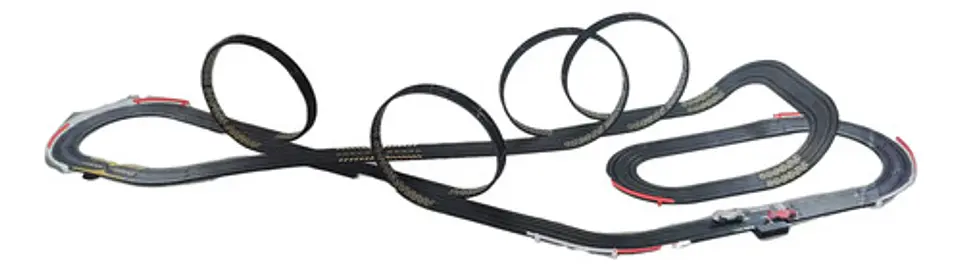 Pista Eléctrica 11.14m 4 Giros 2 Carros Luz Fórmula 1 Negro Negro 2 Carros Formula 1 7