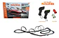 Pista Eléctrica 11.14m 4 Giros 2 Carros Luz Fórmula 1 Negro Negro 2 Carros Formula 1 - Miniatura 9