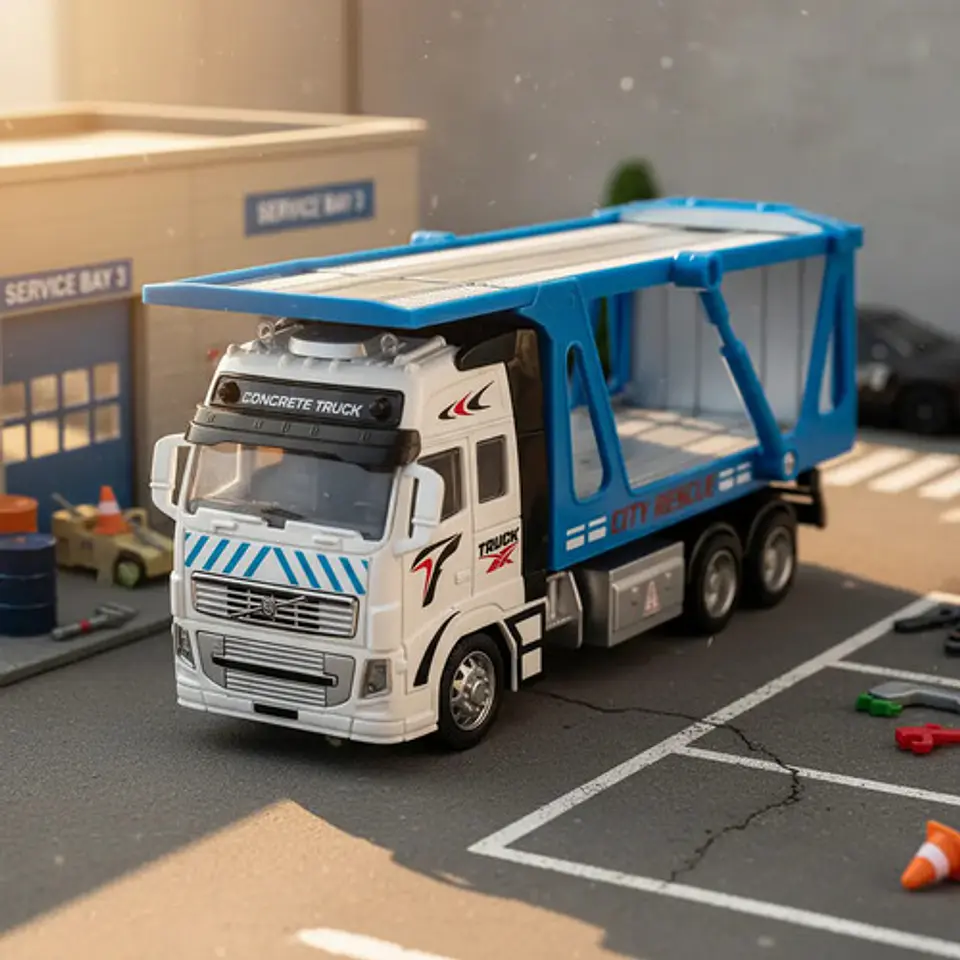 Camiones De Rescate Surtidos Escala 1:38 Grua Carros Gancho 1