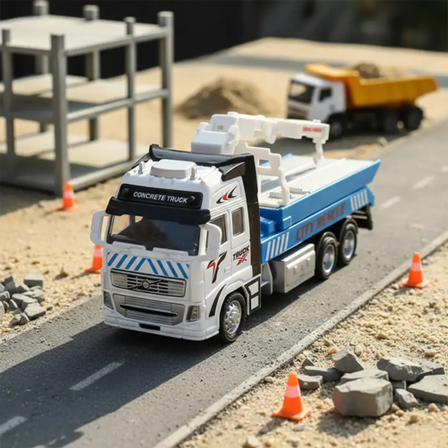 Camiones De Rescate Surtidos Escala 1:38 Grua Carros Gancho 7