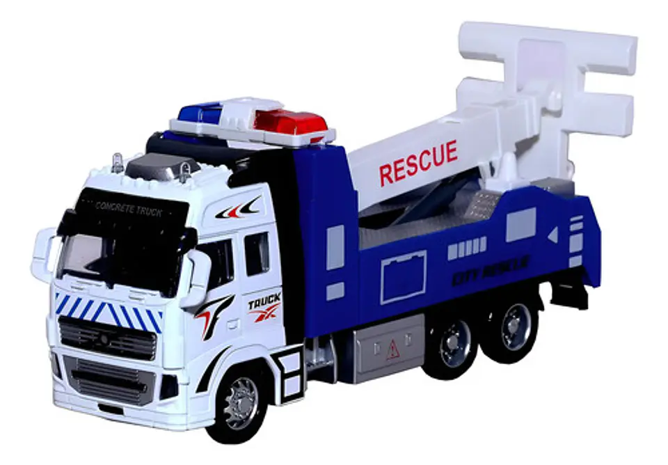 Camiones De Rescate Surtidos Escala 1:38 Grua Carros Gancho 11
