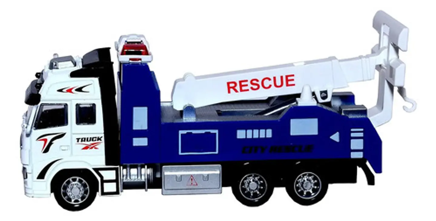 Camiones De Rescate Surtidos Escala 1:38 Grua Carros Gancho 13