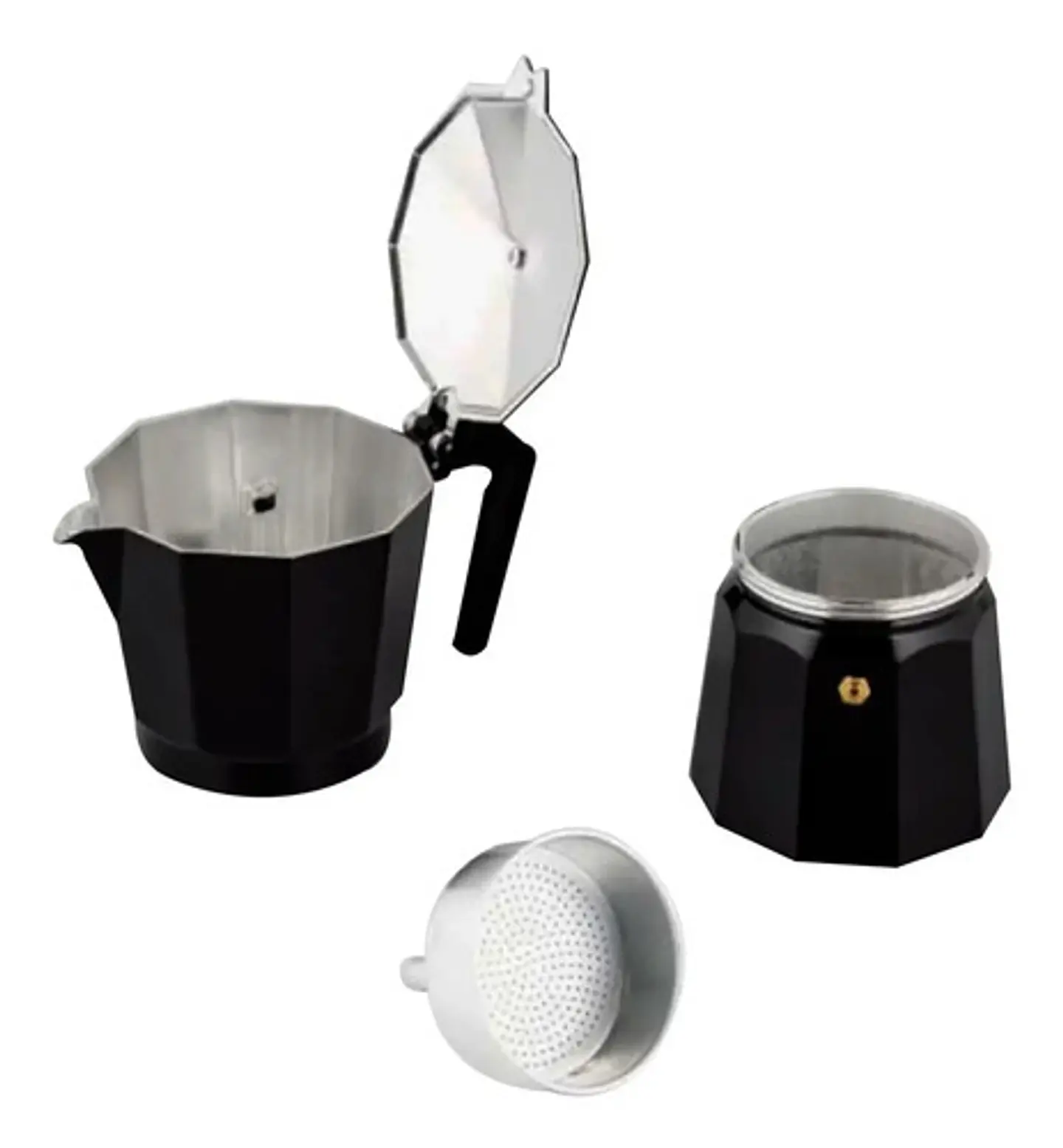 Cafetera Espresso, Moka Filtro De Aluminio 6 Tazas 300ml 5