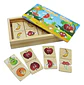 Domino Infantil Animales Transporte Frutas Juguete 28 Fichas - Miniatura 4