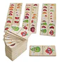 Domino Infantil Animales Transporte Frutas Juguete 28 Fichas - Miniatura 5