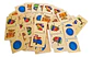 Domino Infantil Animales Transporte Frutas Juguete 28 Fichas - Miniatura 19