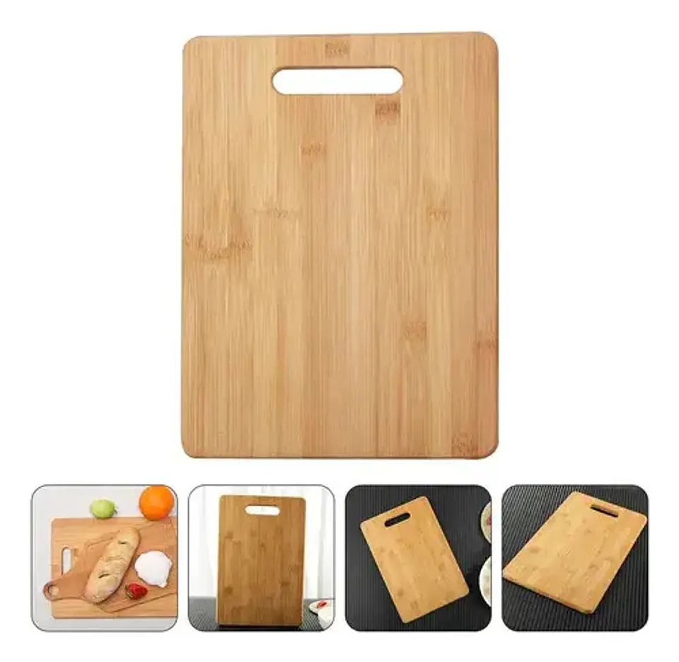 Tabla De Cortar De Bambu Para Cocina Tabla Cortar 30cmx40cm 2