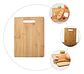Tabla De Cortar De Bambu Para Cocina Tabla Cortar 30cmx40cm - Miniatura 6