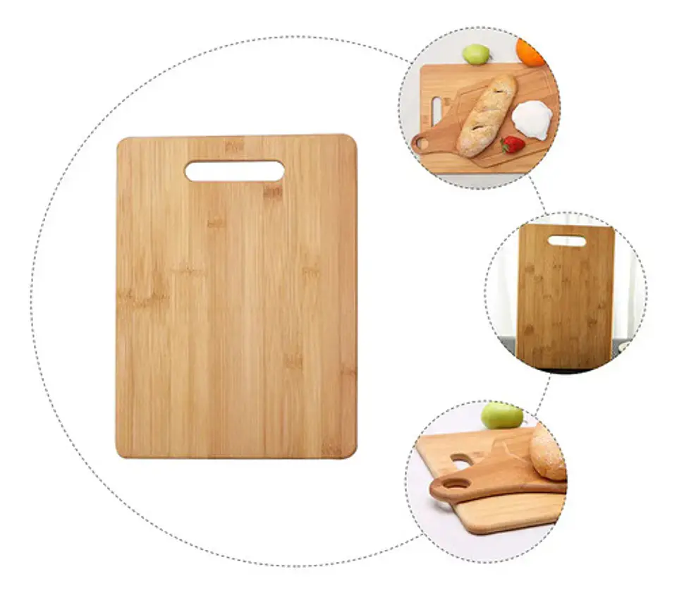 Tabla De Cortar De Bambu Para Cocina Tabla Cortar 30cmx40cm 6