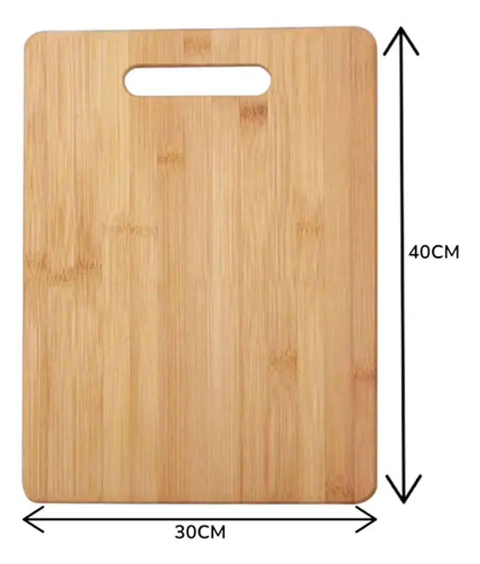 Tabla De Cortar De Bambu Para Cocina Tabla Cortar 30cmx40cm 7