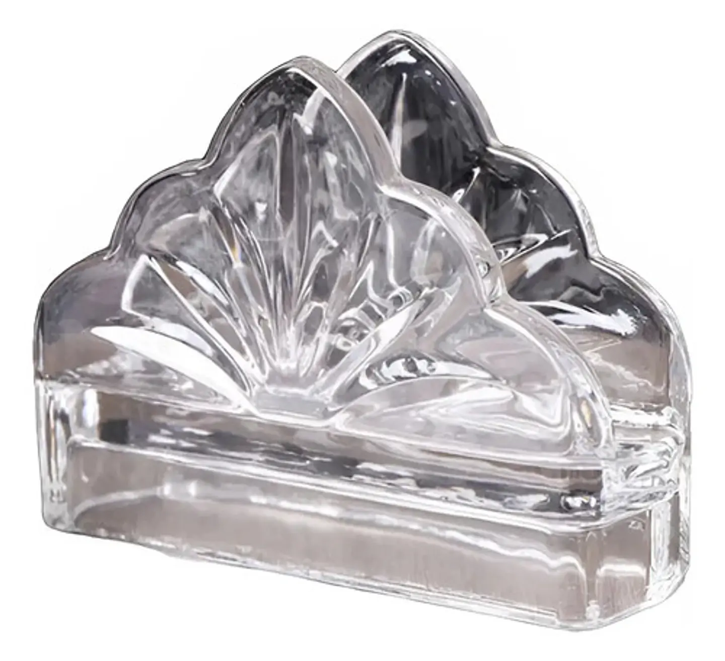 Servilletero De Vidrio Con Diseño De Cristal Elegante 4
