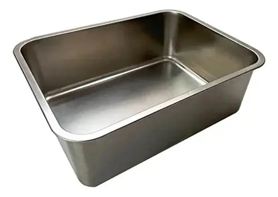 Bandeja De Acero Inoxidable Refrigeradora Comida 40x30x10 5