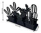 Pack De 2 Servilleteros Dispensador De Servilletas Negro Y B - Miniatura 6