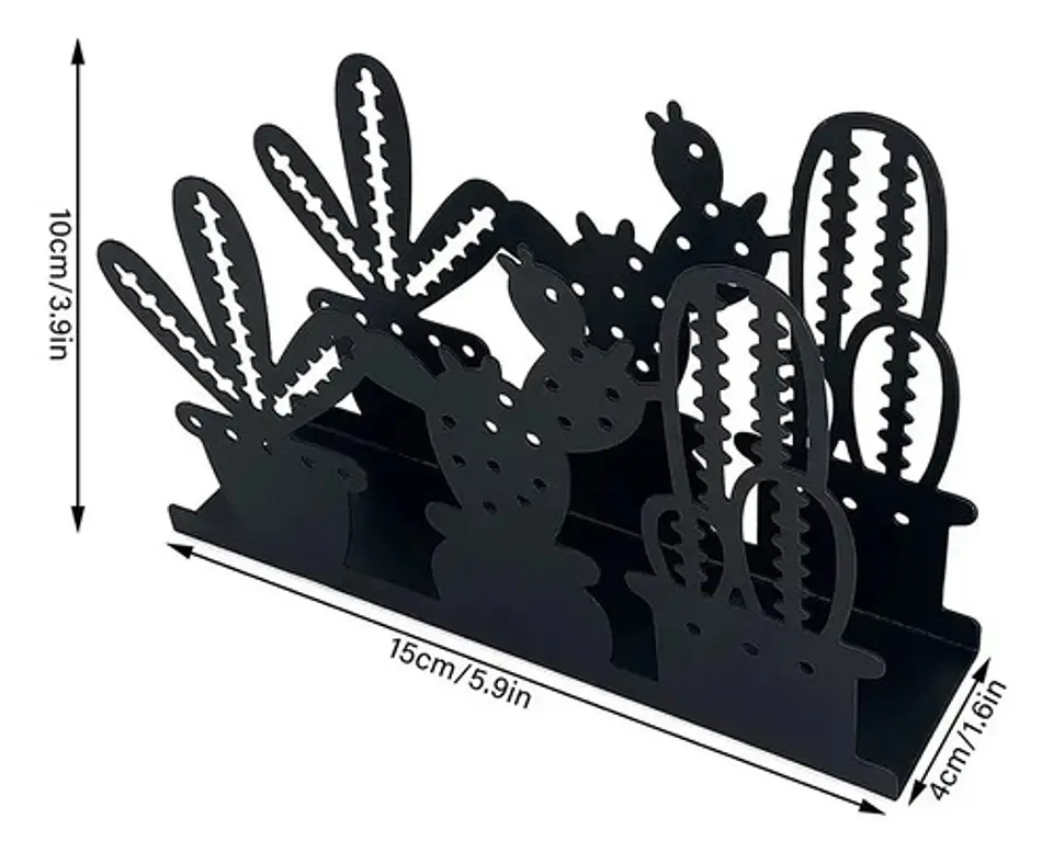 Pack De 2 Servilleteros Dispensador De Servilletas Negro Y B 6