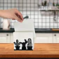 Pack De 2 Servilleteros Dispensador De Servilletas Negro Y B - Miniatura 8