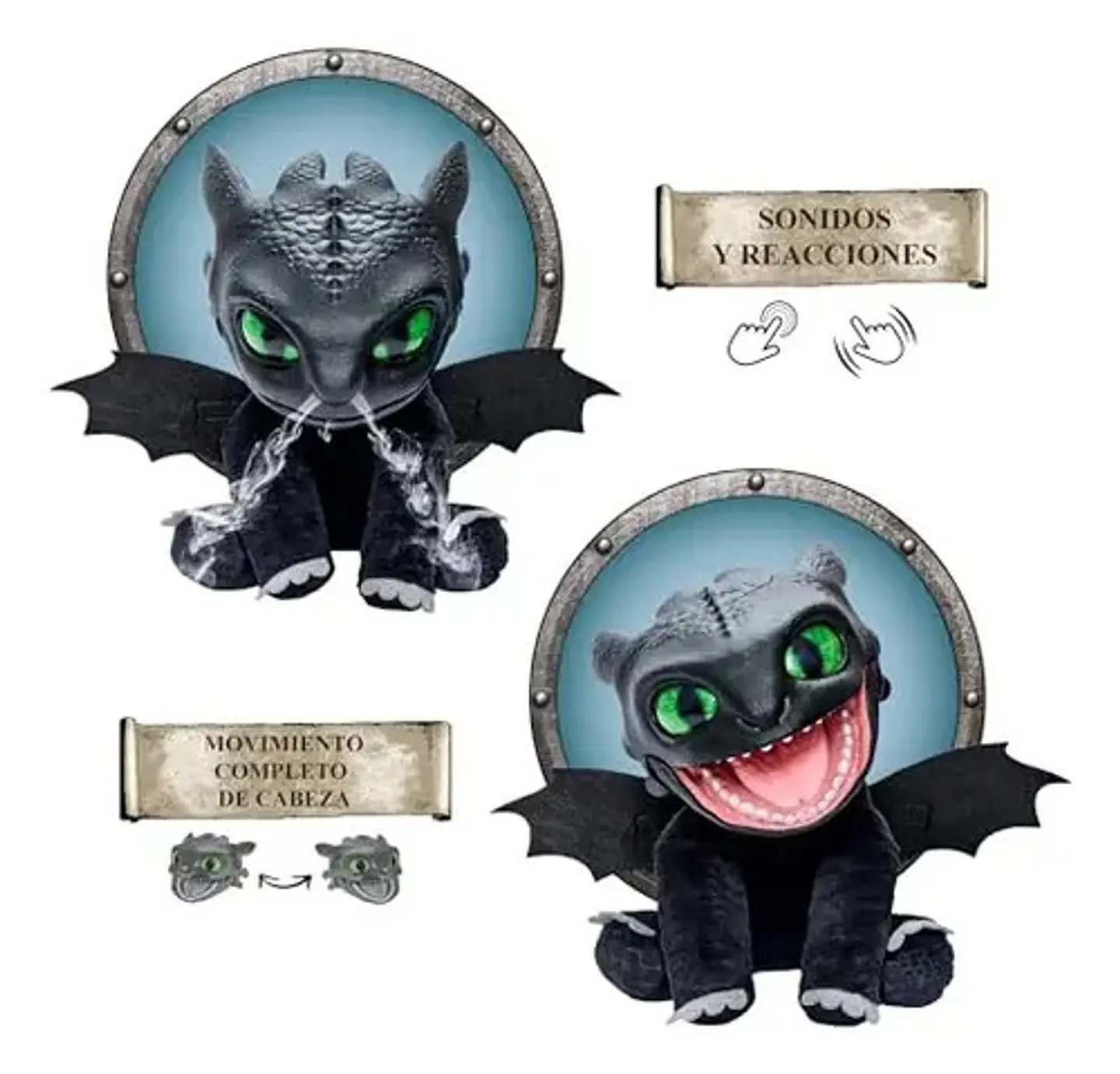 Dragon Chimuelo Con Efectos Reales Como Entrenar A Tu Dragon Negro 3