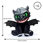 Dragon Chimuelo Con Efectos Reales Como Entrenar A Tu Dragon Negro - Miniatura 6