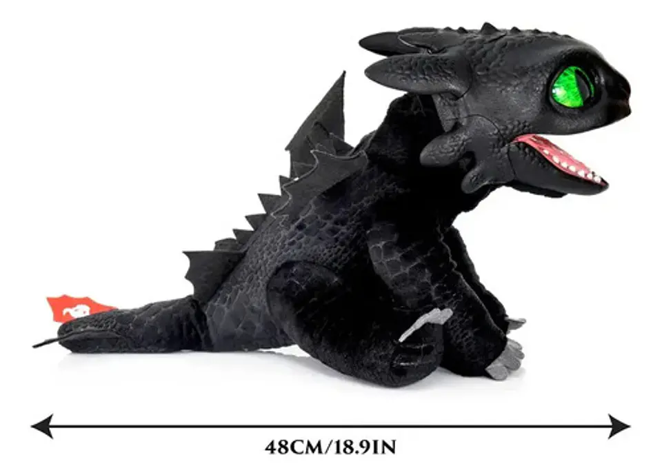 Dragon Chimuelo Con Efectos Reales Como Entrenar A Tu Dragon Negro 7