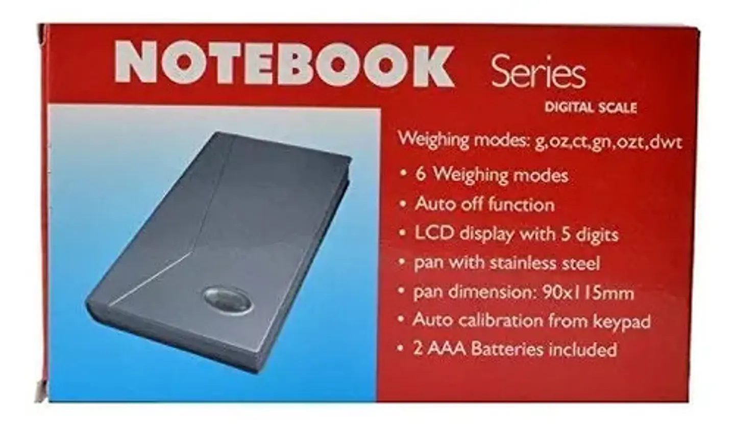 Gramera Bascula Peso Digital Notebook 500g X0.01g 2