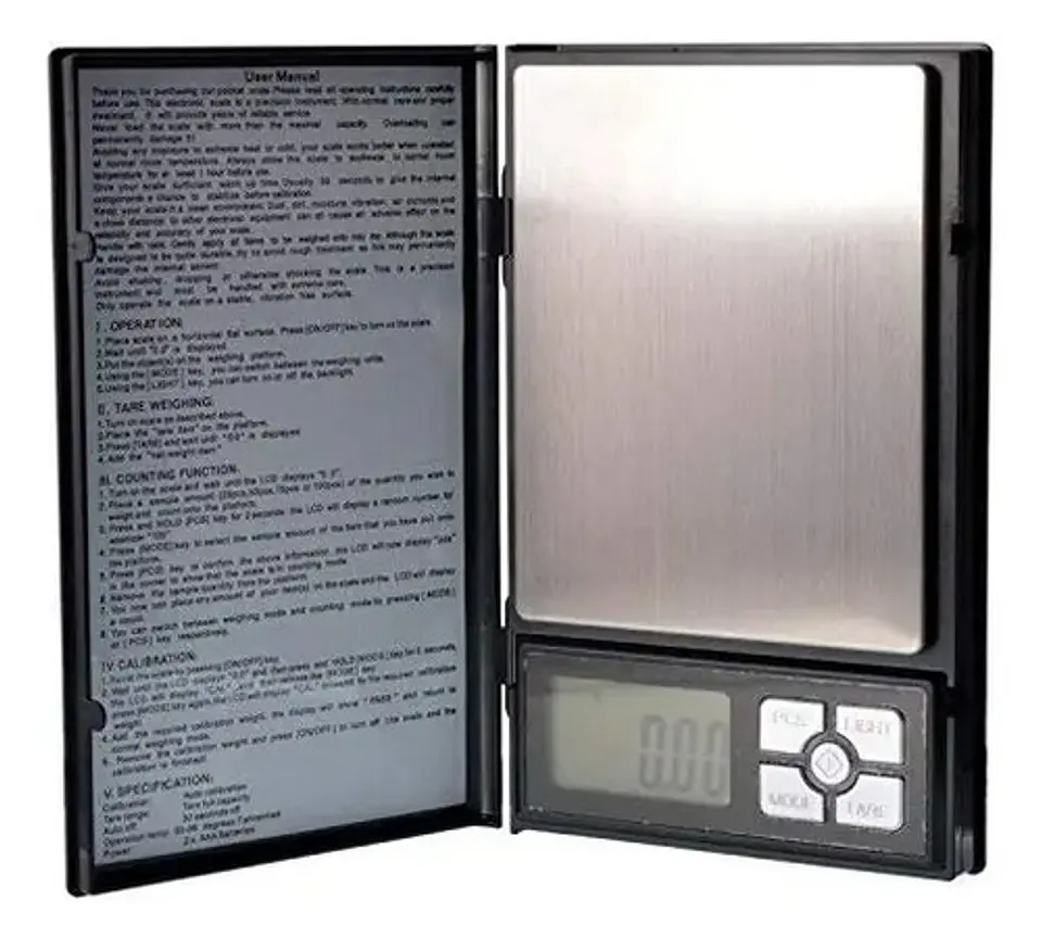 Gramera Bascula Peso Digital Notebook 500g X0.01g 4