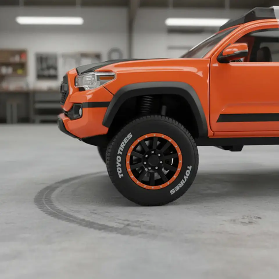 Maisto 1/27 2023 Toyota Tacoma Trd Pro Harley Davidson Naranja 2