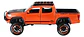 Maisto 1/27 2023 Toyota Tacoma Trd Pro Harley Davidson Naranja - Miniatura 5