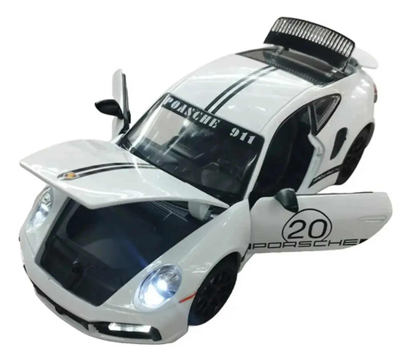 Carro Colección A Escala Porsche 911 Racing Deportivo 1:24 4