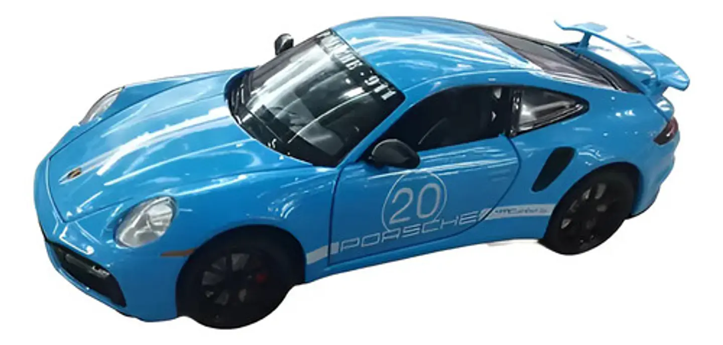 Carro Colección A Escala Porsche 911 Racing Deportivo 1:24 6