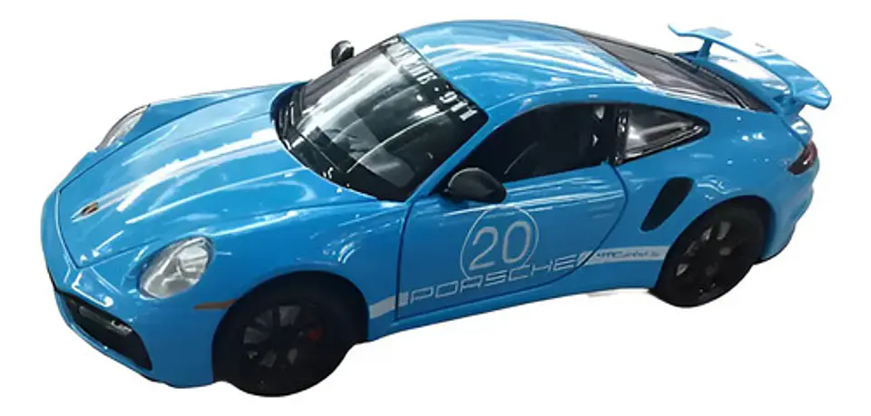 Carro Colección A Escala Porsche 911 Racing Deportivo 1:24 6