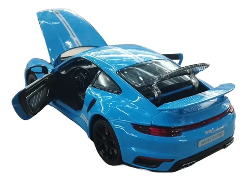 Carro Colección A Escala Porsche 911 Racing Deportivo 1:24 7