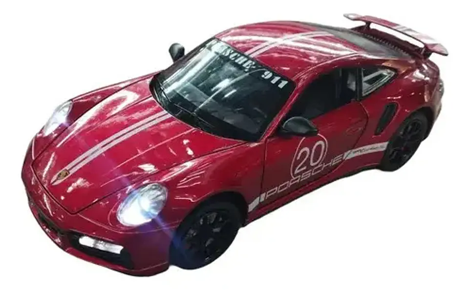 Carro Colección A Escala Porsche 911 Racing Deportivo 1:24 10