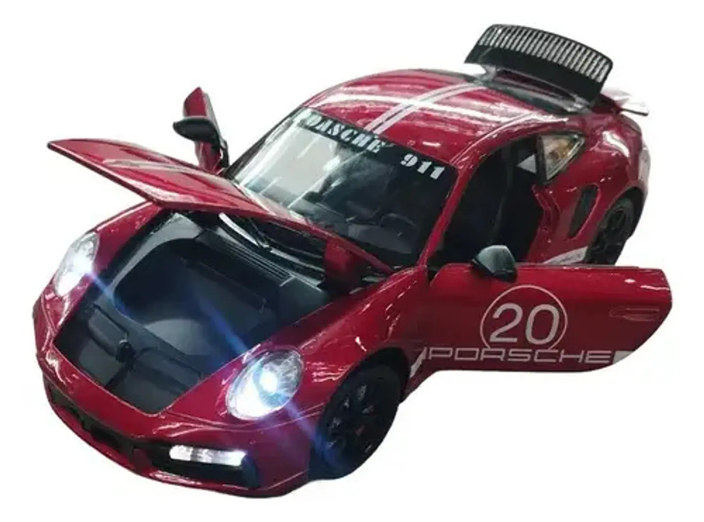 Carro Colección A Escala Porsche 911 Racing Deportivo 1:24 13
