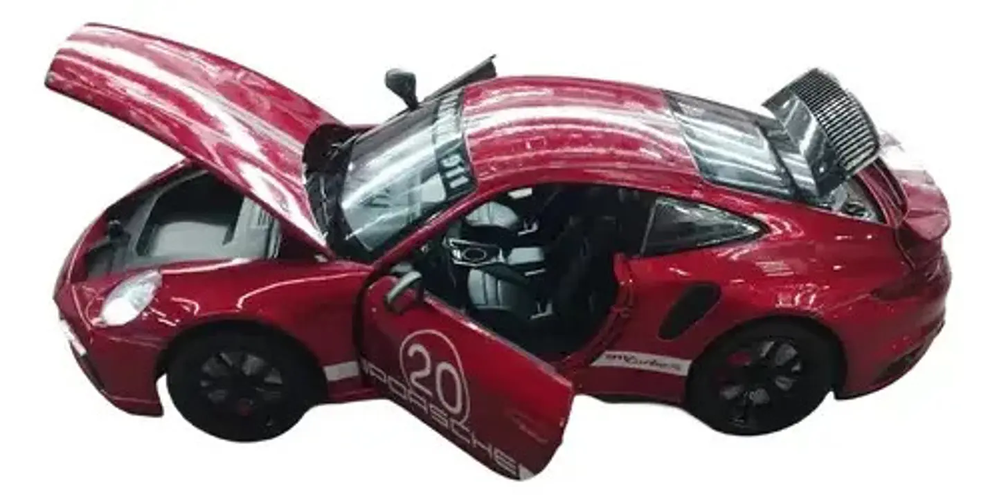 Carro Colección A Escala Porsche 911 Racing Deportivo 1:24 14