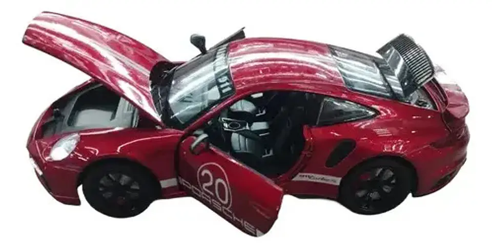 Carro Colección A Escala Porsche 911 Racing Deportivo 1:24 14