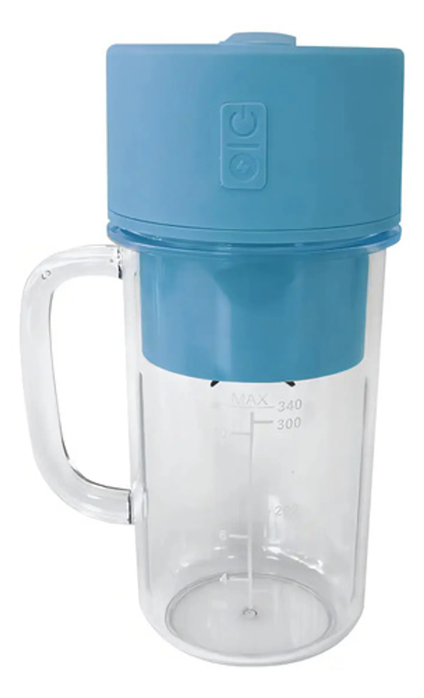 Mini Licuadora Personal Macro Azul Portátil Recargable 500ml Hp-08 1.5v 1