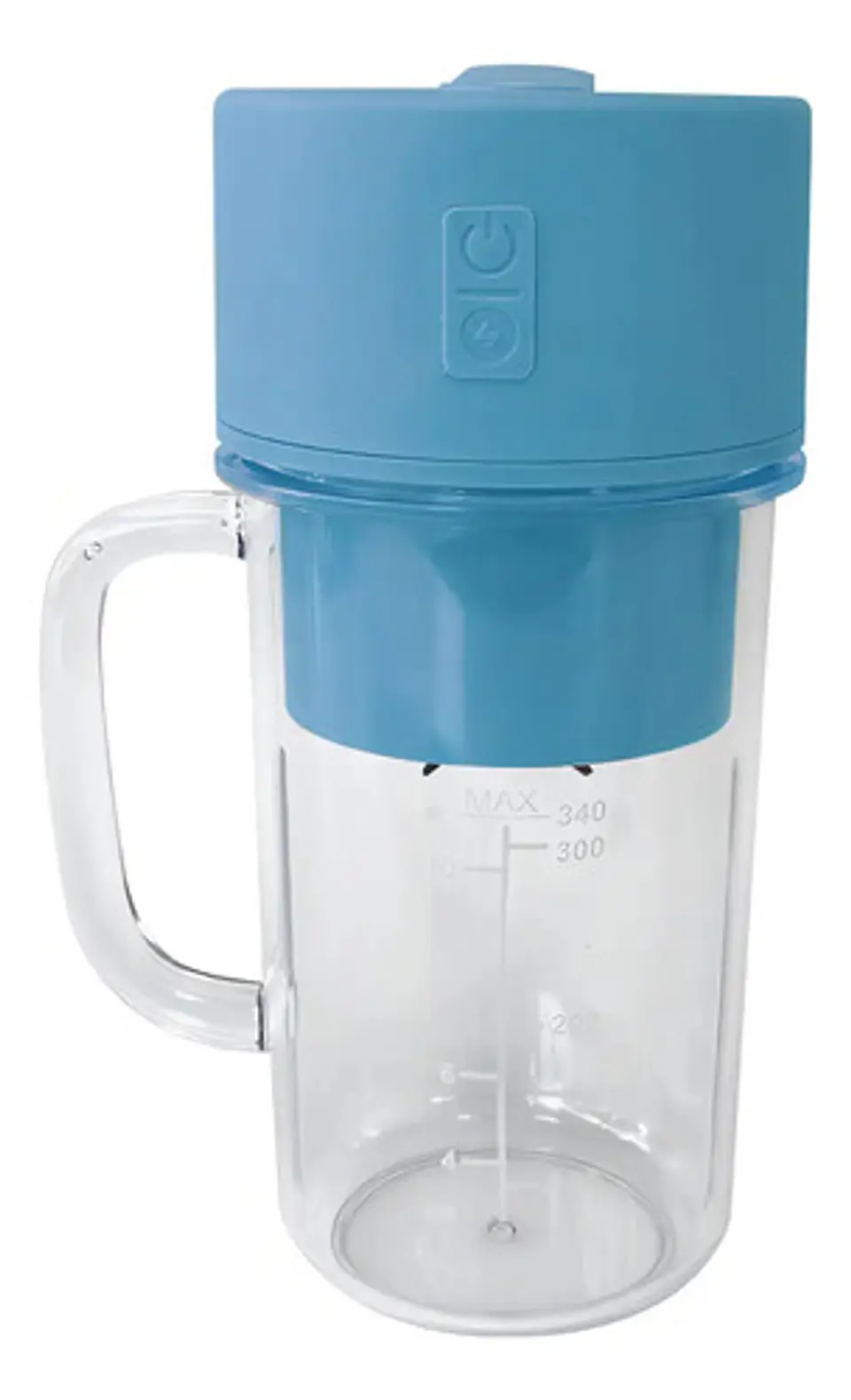 Mini Licuadora Personal Macro Azul Portátil Recargable 500ml Hp-08 1.5v 1
