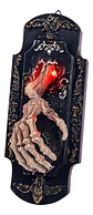 Decoraciones Halloween Timbre Mano Esqueleto Con Sonidos Luz - Miniatura 2