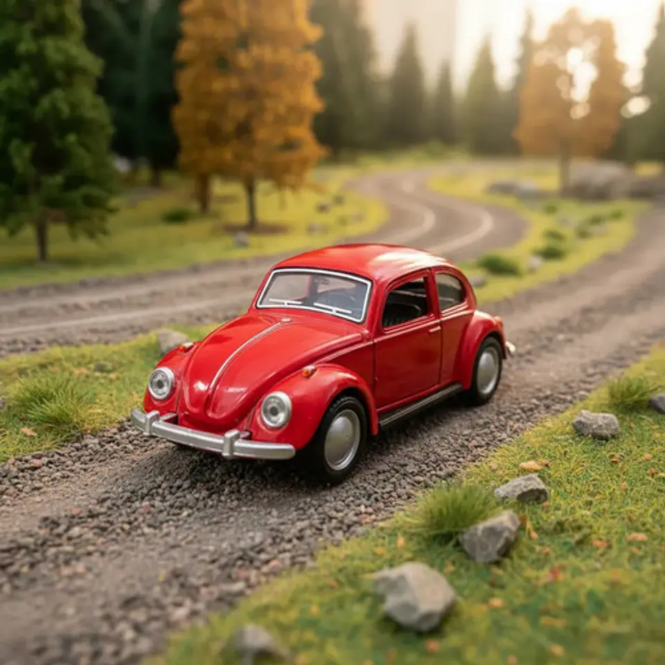Carro Volkswagen Escarbajo Beetle 1981 1/36 13