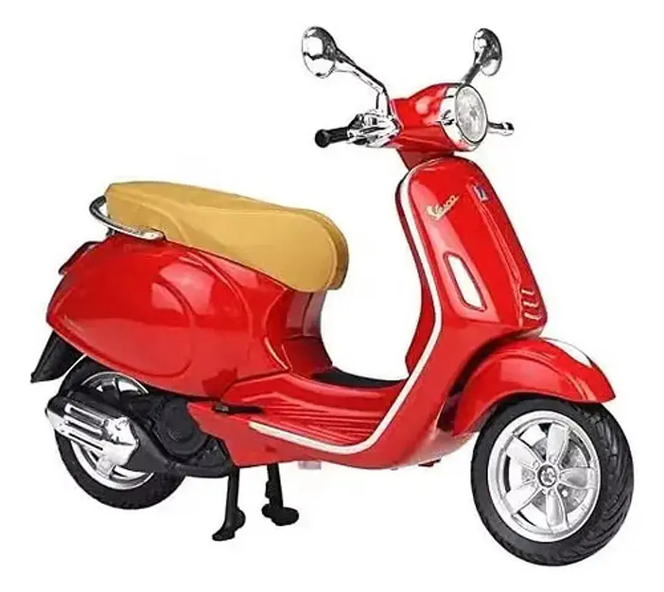 Escala 1/12, Vespa, 15cms De Largo, Maisto, En Caja. 7