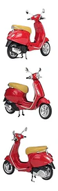 Escala 1/12, Vespa, 15cms De Largo, Maisto, En Caja. - Miniatura 9