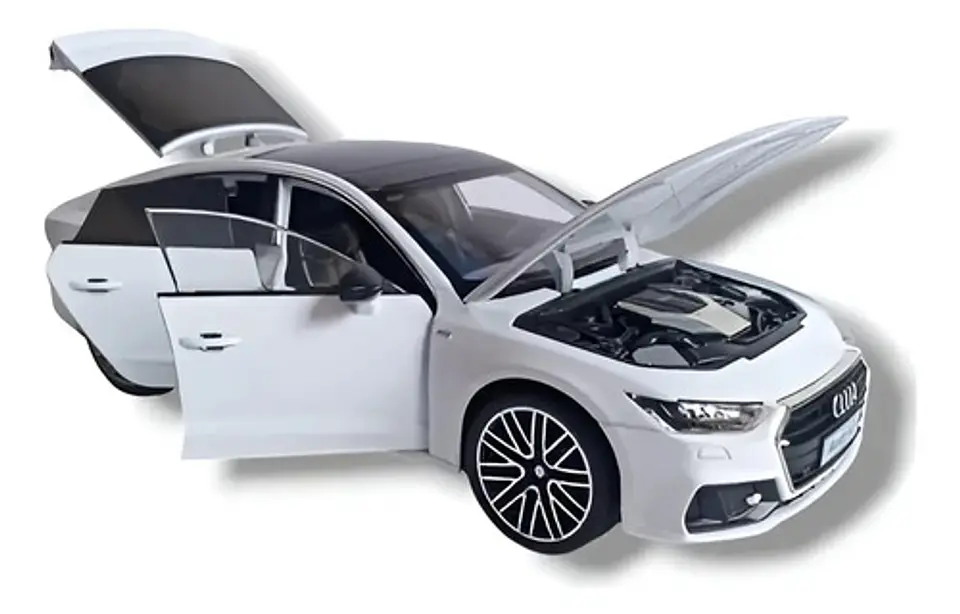 Auto Metálico Con Luces, Audi A7, Escala 1/24. 1