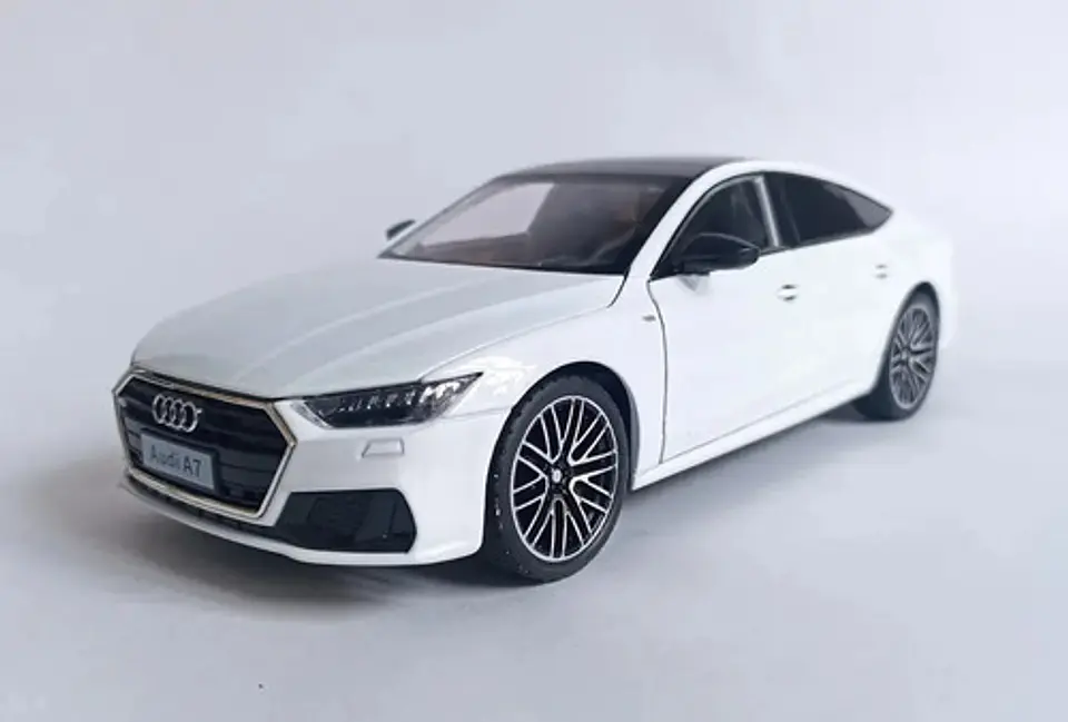Auto Metálico Con Luces, Audi A7, Escala 1/24. 6
