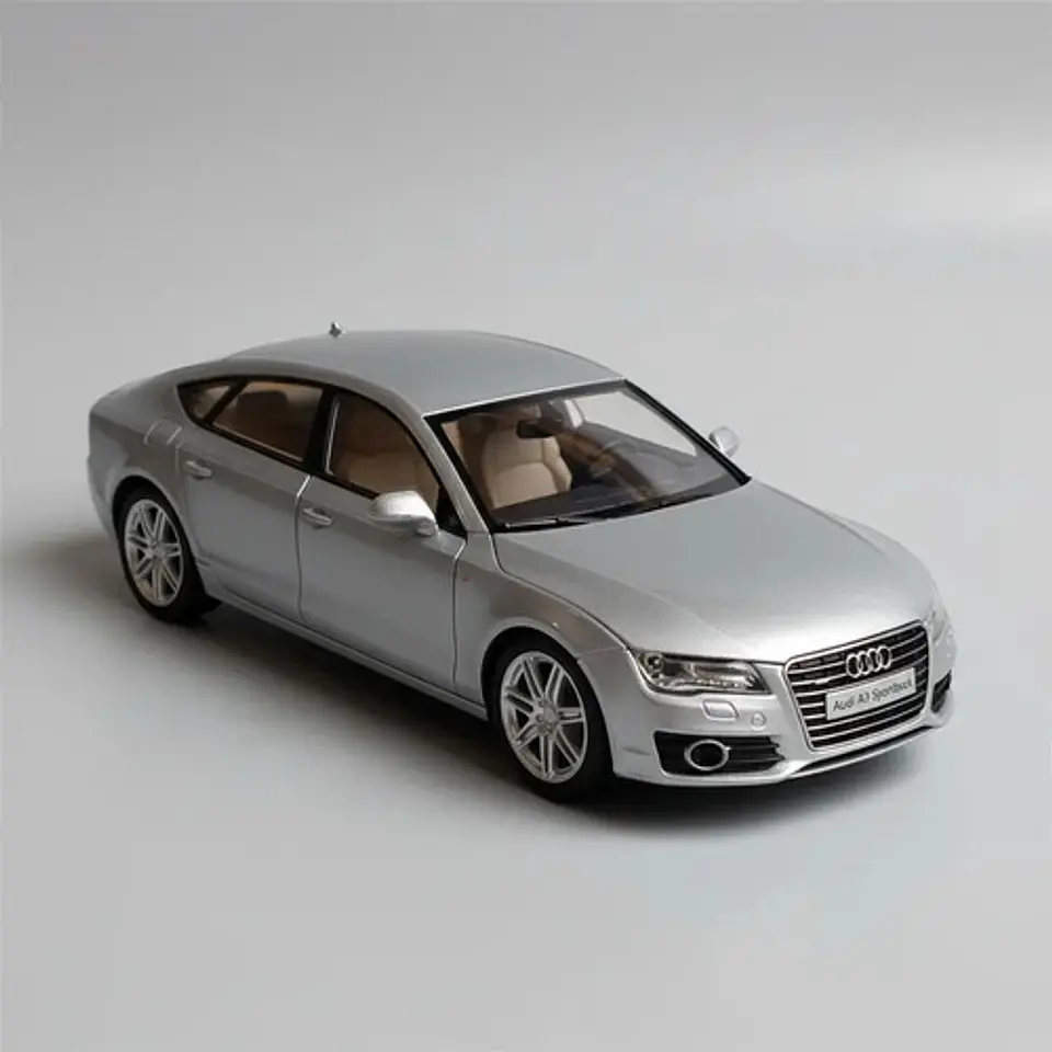 Auto Metálico Con Luces, Audi A7, Escala 1/24. 11